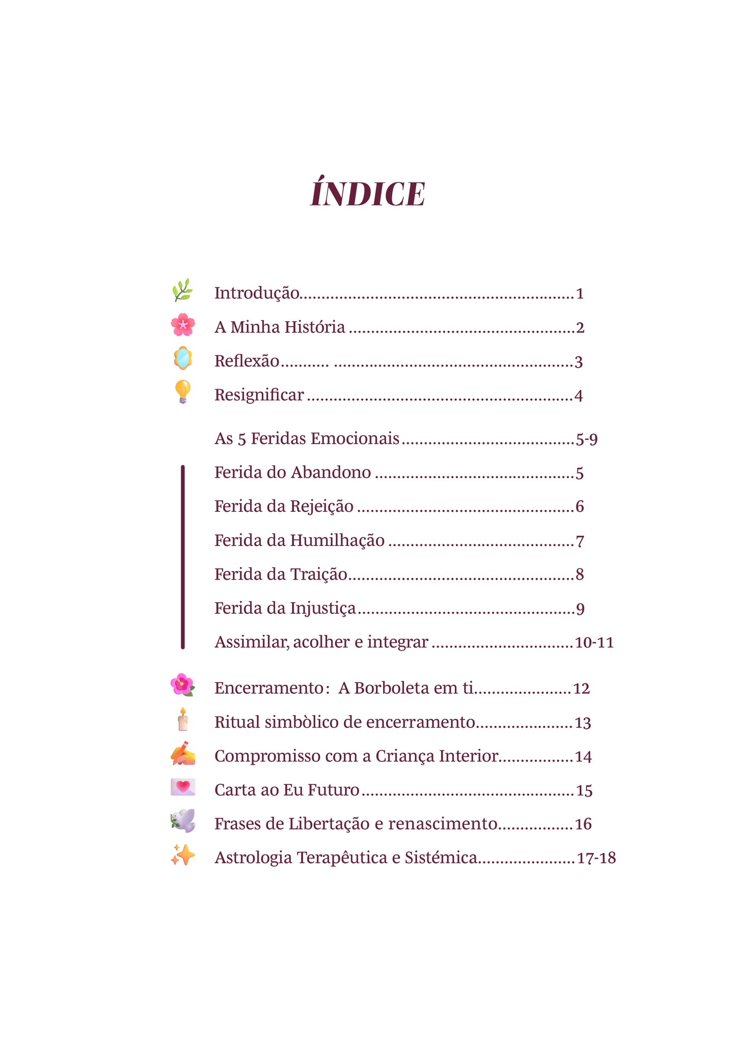 E-Book: "Feridas que te marcam, Curas que te libertam"