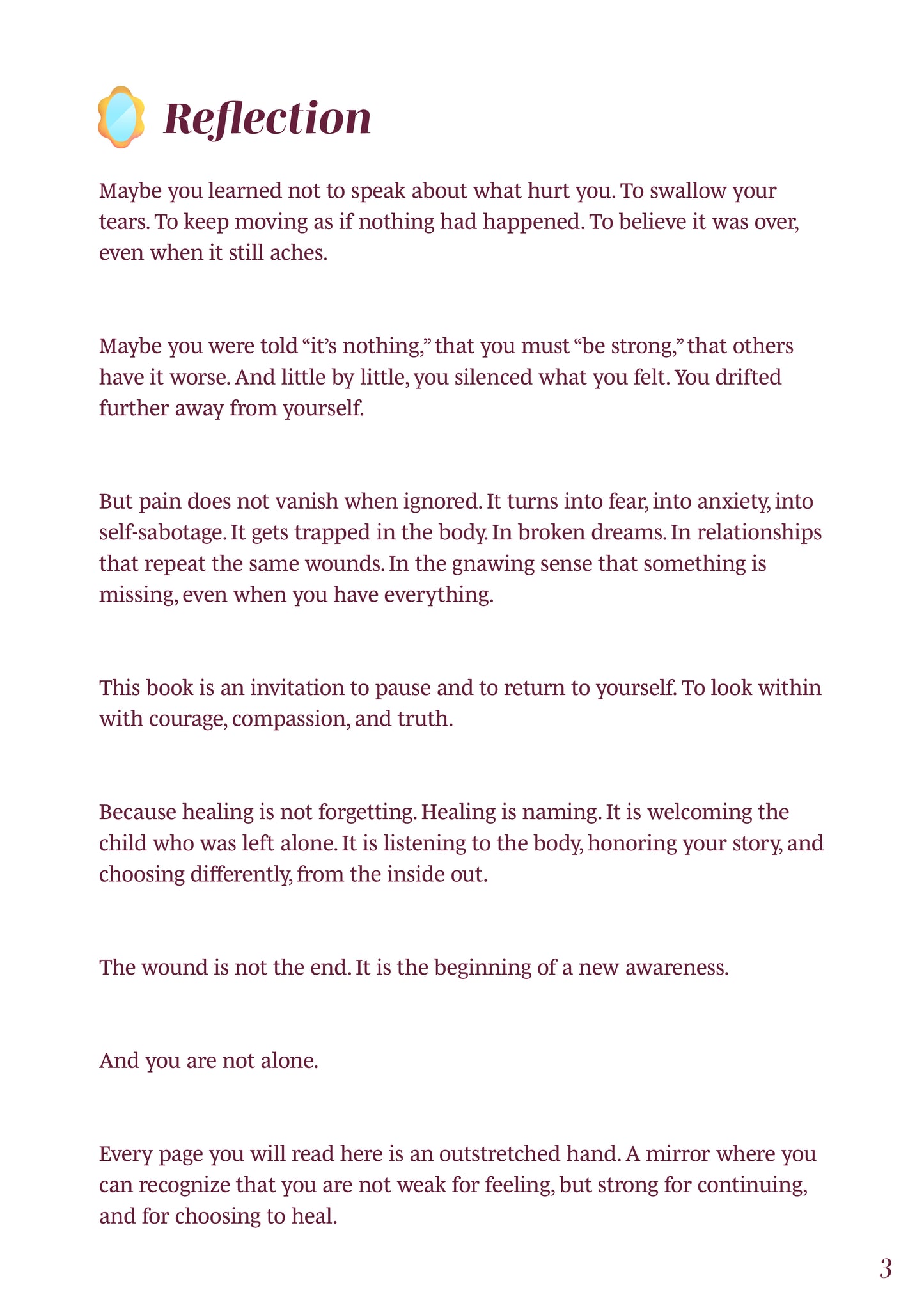 E-Book: "Wounds that mark you, Healings that set you free."