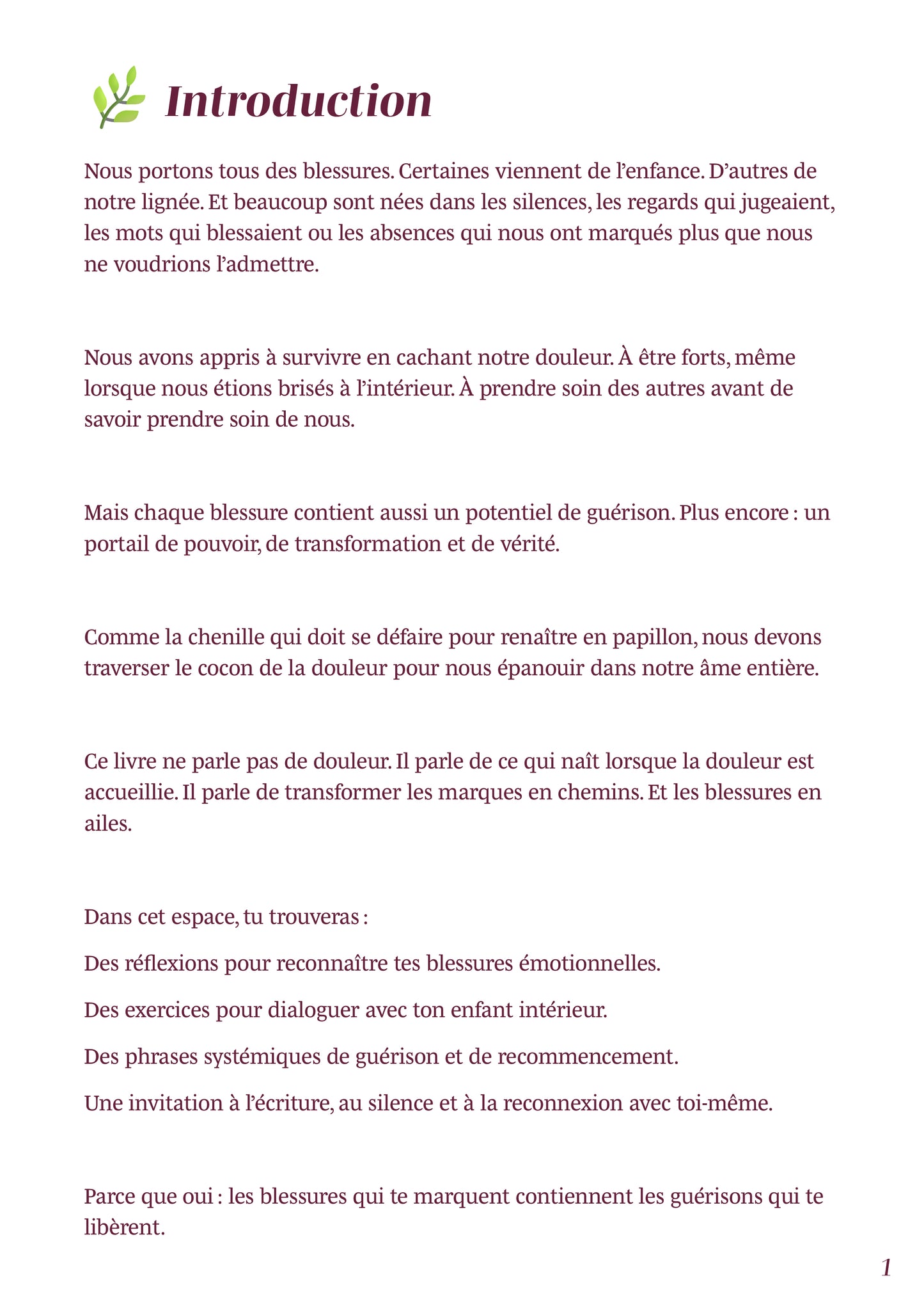 E-Book: "Blessures qui te guérissent, Guérisons qui te libèrent"